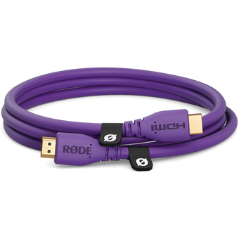 RODE HDMI-1.5 High Speed HDMI Cable (1.5m, Purple)