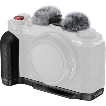 SmallRig 4876 L-Shape Mount Plate with Silicone Handle for FujiFilm X-M5 (Black)