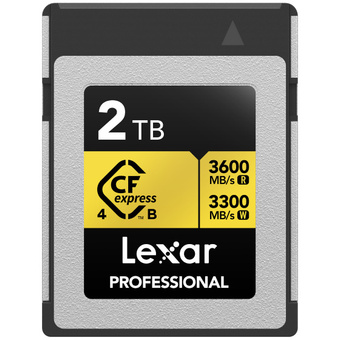 Lexar 2TB Professional CFexpress 4.0 Type B GOLD Card