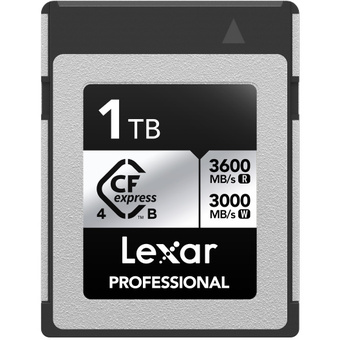 Lexar 1TB Professional CFexpress 4.0 Type B SILVER Card