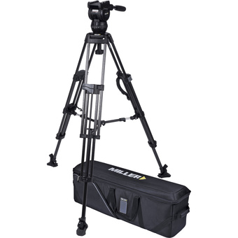 Miller CX8 Head and 75 Sprinter II Carbon Fibre Tripod with Mid-Level Spreader and Case