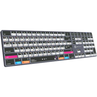 Logickeyboard TITAN Adobe Filmmaker Wireless Keyboard for Mac