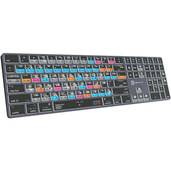 Logickeyboard TITAN Adobe Graphic Designer Wireless Keyboard for Mac