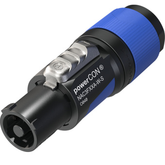 Neutrik powerCON OD 6-12mm Cable Connector (Blue)