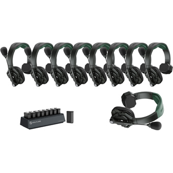 Hollyland Solidcom SE Pro Single-Ear Nine Person Headset System (1M+8R)