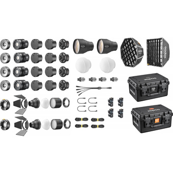 Godox KNOWLED MS60Bi Bi-Color LED Light (4-Light Kit)