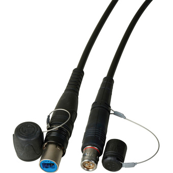 Camplex SMPTE Hybrid opticalCON DUO to FUW LEMO Singlemode Outdoor Fibre Cable (30.5m)