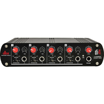 DBX DI4 4-Channel Active Direct Box and Line Mixer