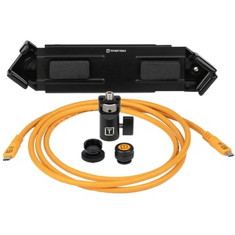 Tether Tools TetherPro Optima 10G Large Mobile Tethering Kit (1.8m, Hi-Visibility Orange)