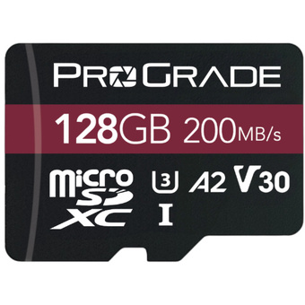 ProGrade Digital Strontium 128GB microSDXC UHS-I V30 Memory Card