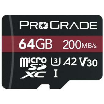 ProGrade Digital Strontium 64GB microSDXC UHS-I V30 Memory Card