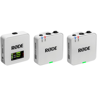 RODE Wireless GO Compact Wireless Microphone System (Gen 3, White)