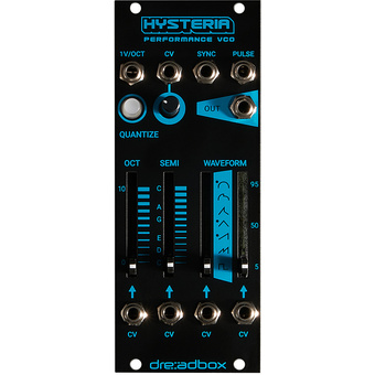 Dreadbox Hysteria BL Eurorack Module Performance Oscillator with Quantizer (10 HP)