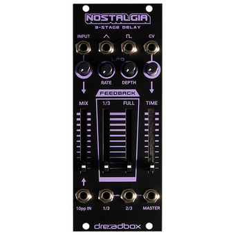 Dreadbox Nostalgia BL Eurorack Module 3-Stage Delay (10HP)