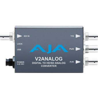 AJA V2Analog HD/SD-SDI Digital to HD/SD Analogue Mini-Converter