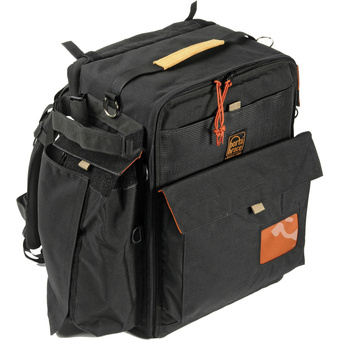 Porta Brace BK-2NR Backpack Camera Case, Medium (Midnight Black with Copper Trim)