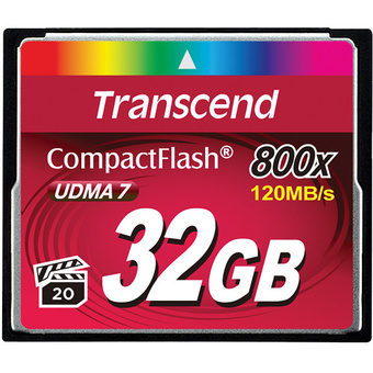 Transcend 32GB 800x CompactFlash Memory Card