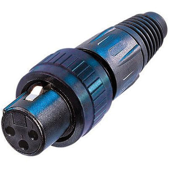 Neutrik NC3FX-SPEC 3-Pole Female Cable Connector with Locking Ring