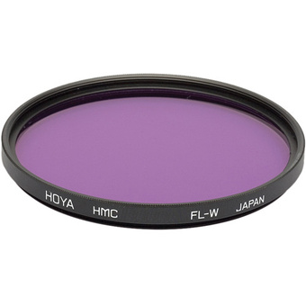 Hoya 58mm FL-W Fluorescent Hoya Multi-Coated (HMC) Glass Filter for Daylight Film