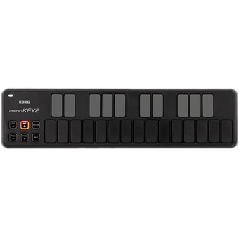 Korg nanoKEY 2 - Slim-Line USB MIDI Controller (Black)