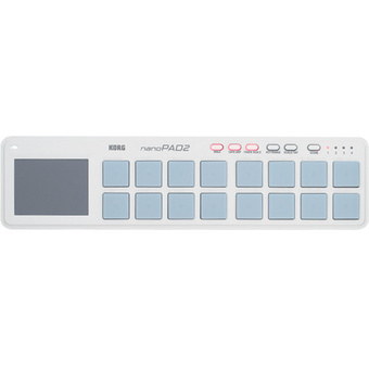 Korg nanoPAD 2 - Slim-Line USB MIDI Controller (White)