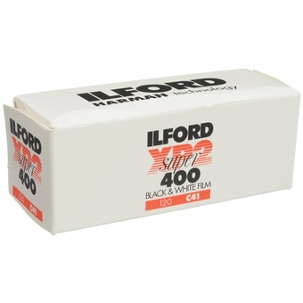 Ilford XP2 Super Black and White Negative Film (120 Roll Film)