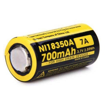 NITECORE NI18350A Flat Top Battery