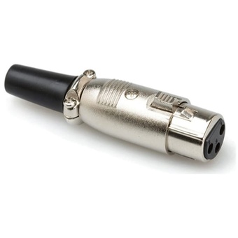 Hosa XLF-025 Female XLR Connector with Clamped Strain Relief