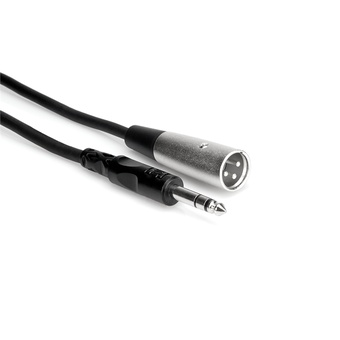 Hosa STX-115M Stereo 1/4" Male to 3-Pin XLR Male Interconnect Cable - 15