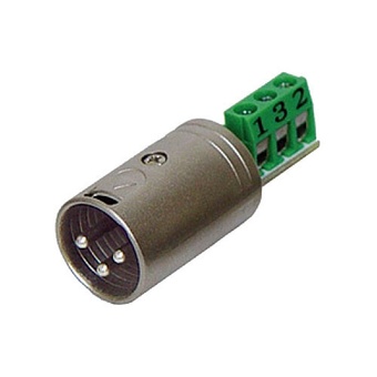 Rolls XLM113 3-Pin XLR Male Termination Plug for Bare Wire Connection