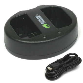 Wasabi Power Dual USB Charger for Canon LP-E6