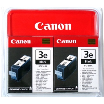 Canon BCI-3eBK Black Ink Cartridge Twin Pack