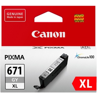 Canon CLI-671XL ChromaLife100 Extra Large Grey Ink Cartridge