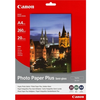 Canon SG-201 A4 Semigloss Photo Paper (20 Sheets)