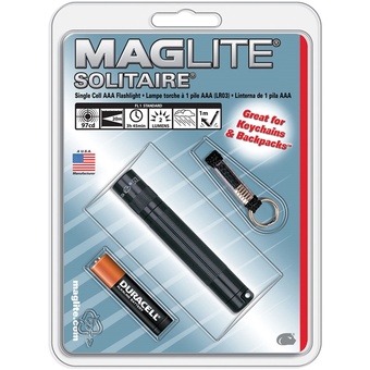 Maglite Solitaire 1-Cell AAA Flashlight (Black)