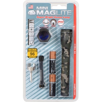 Maglite AA Mini Maglite Flashlight Combo Pack (Woodland Camouflage)