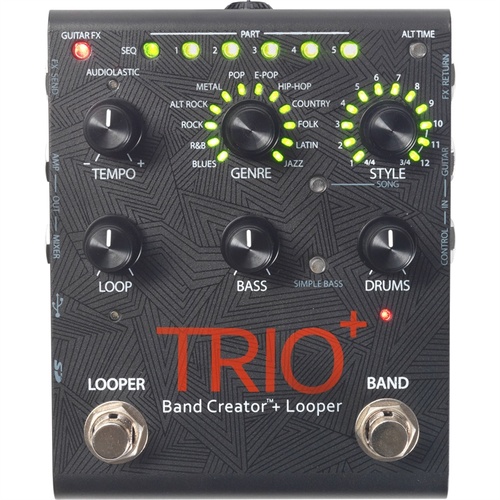 DigiTech TRIO+ Band Creator Pedal with Built-In Looper