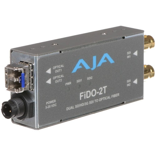 AJA FiDO-2T SD/HD/3G-SDI to Optical Fiber Converter