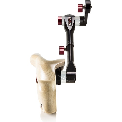 SHAPE Single Telescopic Wooden Handle Grip for ARRI Rosette (Right)