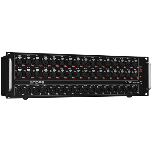 Midas DL32 - 32-Input / 16-Output Stage Box with 32 Midas Mic Preamps
