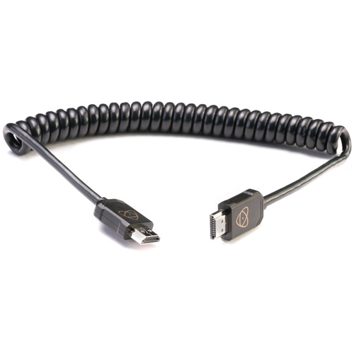 Atomos AtomFLEX HDMI (Type-A) Male to HDMI (Type-A) Male Coiled Cable (40 to 80cm)