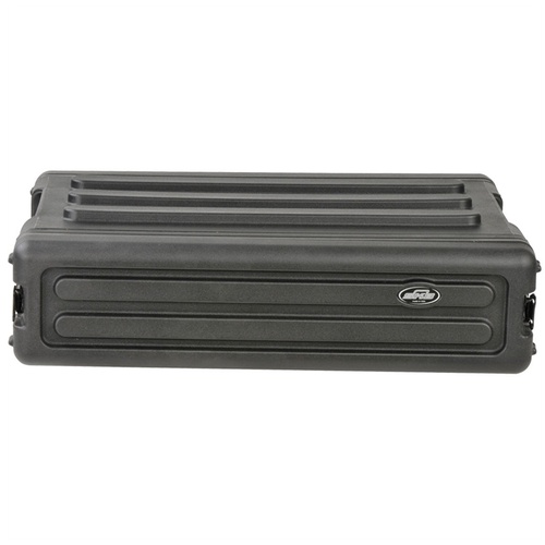 SKB 2U Roto Shallow Rack Case with Steel Rails