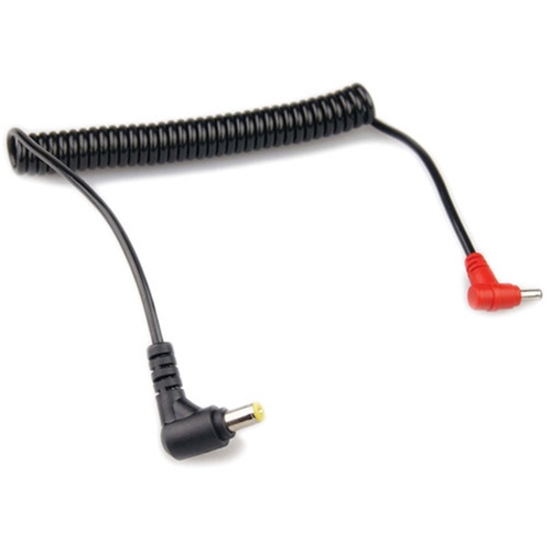 Lanparte Red-Tip Camera DC Power Spring Cable for Battery Pinch (3.5/1.35mm)