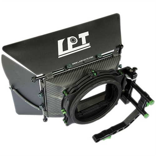 Lanparte MB-0219 4 x 5.65" Rod-Mounted Swing-Away Matte Box for 19mm Rods