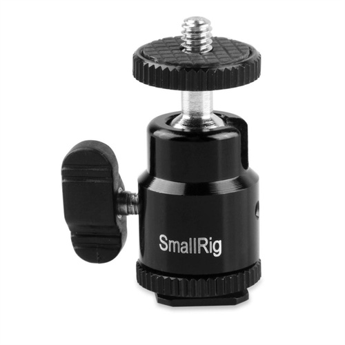 SmallRig 761  1/4" Camera Hot shoe mount w/ additional 1/4" screw