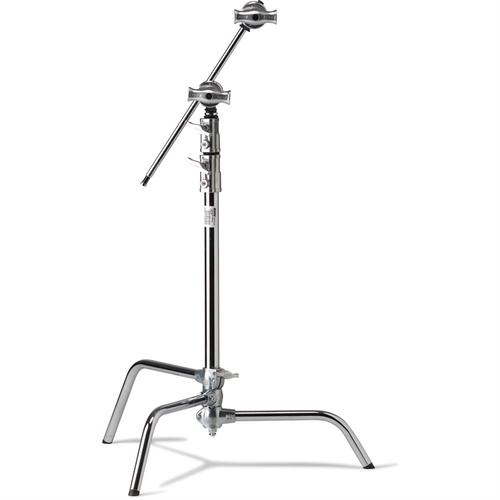 Kupo CS-20MK Master C-Stand with 20" Riser and Sliding Leg Kit (2m, Silver)