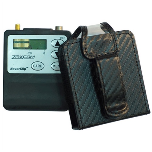 ORCA OR-311 Pouch with Belt Clip & Transparent Front for Zaxcom TRX-LA Series Transmitter