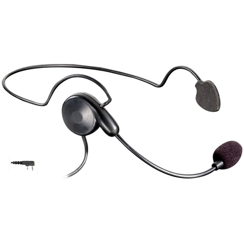 Eartec Cyber Headset with Inline PTT & Kenwood 2-Pin Connector