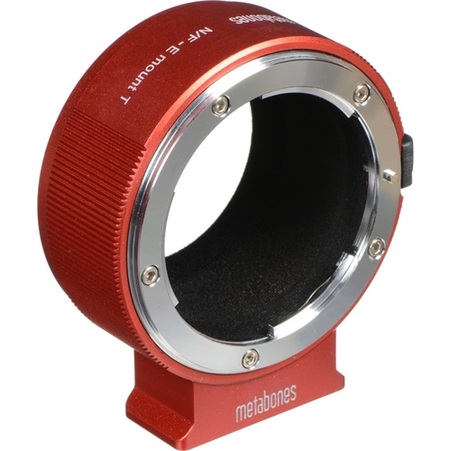 Metabones Nikon F Lens to Sony E-Mount Camera T Adapter II (Red)