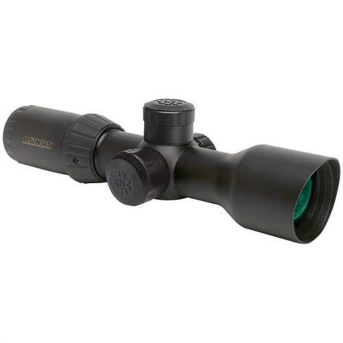 Konus 3-12x44 T-30 Riflescope (Red-Blue Illuminated Ballistic 550 Reticle, Matte Black)